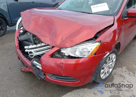 2015 Nissan Sentra Sv from USA, damaged, VIN 3N1AB7AP8FY319540